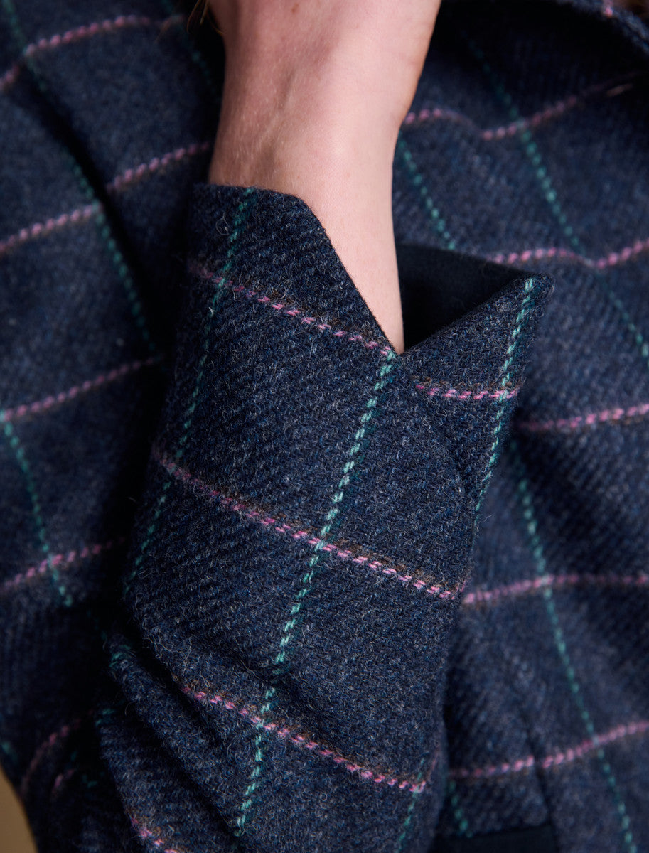 Sasha Tweed Blazer – Navy Dreamer