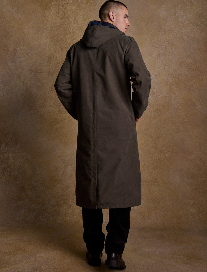 Emmet Waterproof Long Coat - Olive