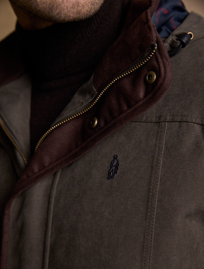 Emmet Waterproof Long Coat - Olive