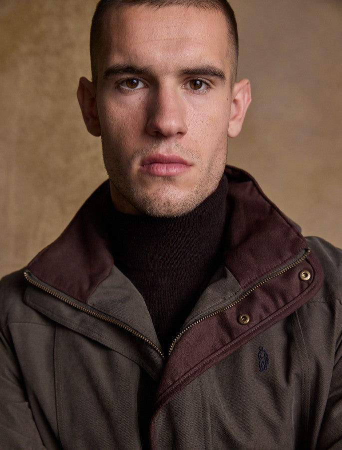Emmet Waterproof Long Coat - Olive