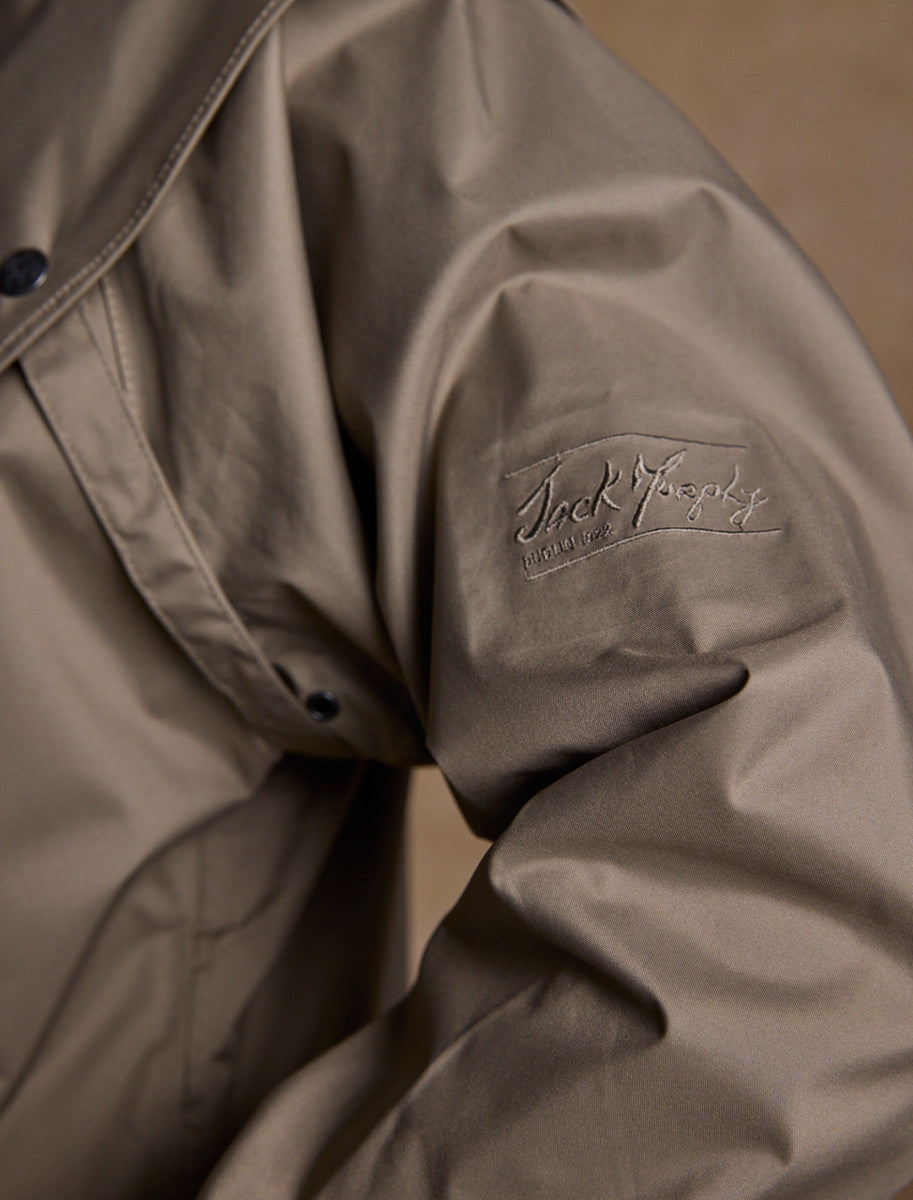 Skellig Ladies Waterproof 3/4 Coat - Chinchilla