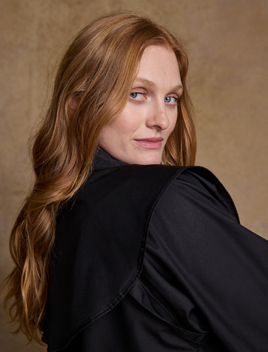 Skellig Ladies Waterproof 3/4 Coat - Black