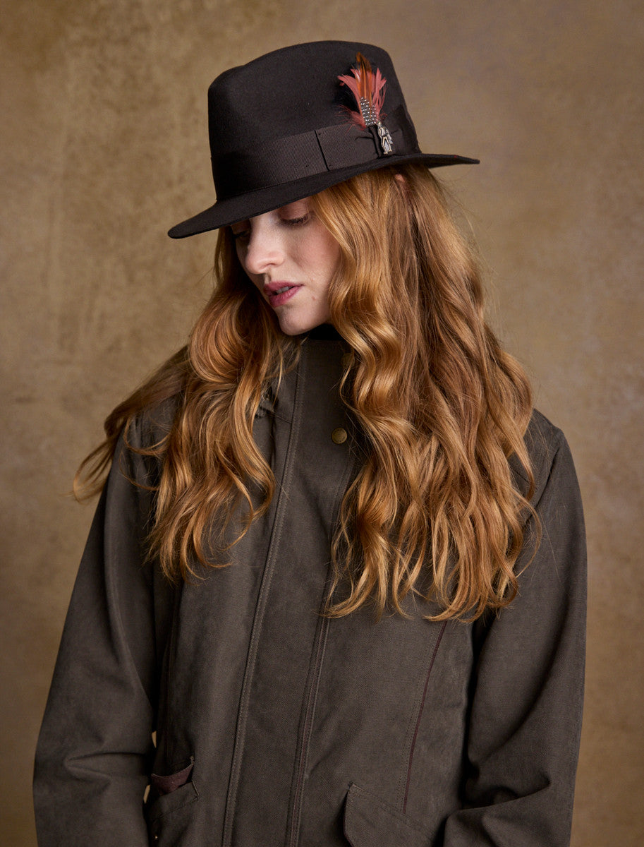 Ladies Kildare Trilby Felt Hat