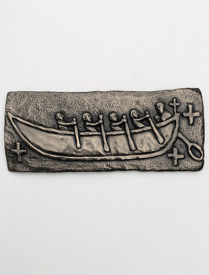 Irish Bronze St. Brendan&
