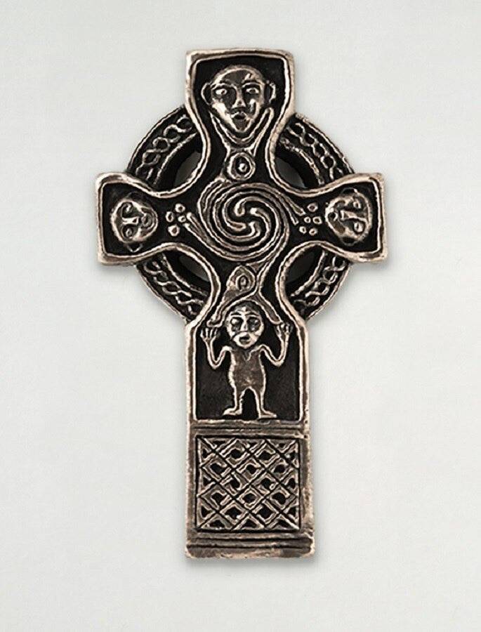 Irish Bronze Gallen Priory Celtic Cross