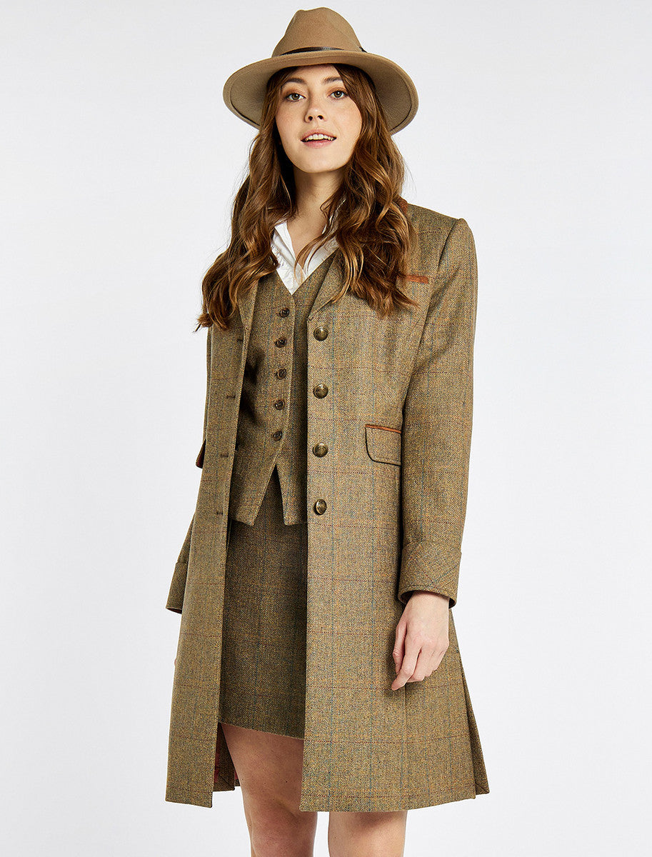 Blackthorn Ladies 3/4 Tweed Coat - Burren