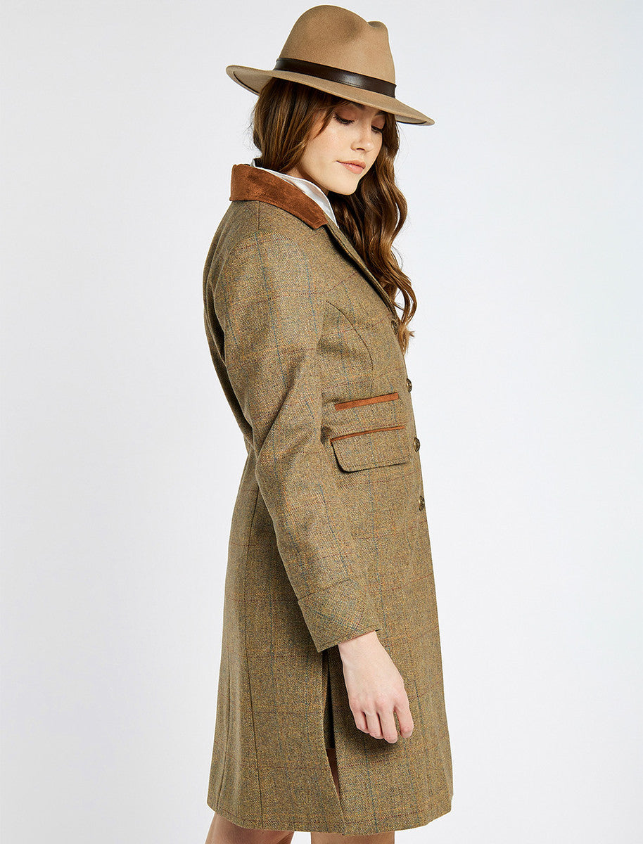 Blackthorn Ladies 3/4 Tweed Coat - Burren