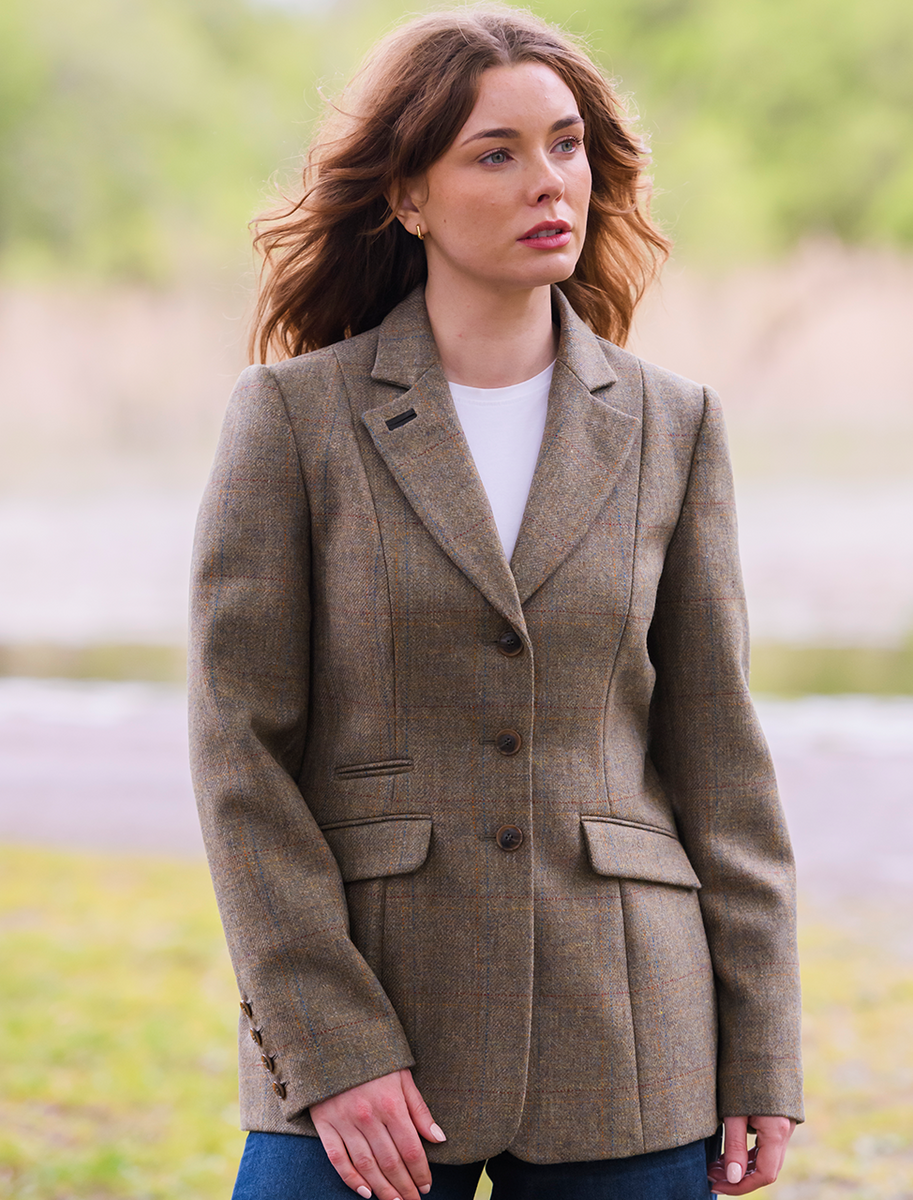 Darkhedge Ladies Fitted Tweed Jacket - Burren
