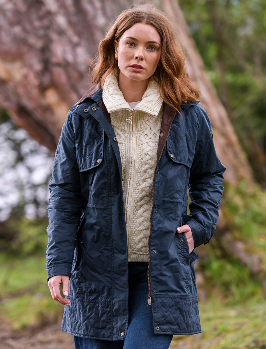 Radford Ladies Tweed Jacket - Storm Blue
