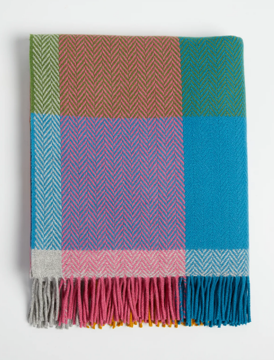 Lambswool Throw - Multi-Colour