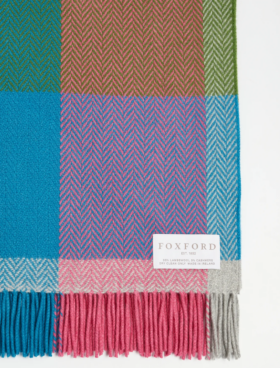 Lambswool Throw - Multi-Colour