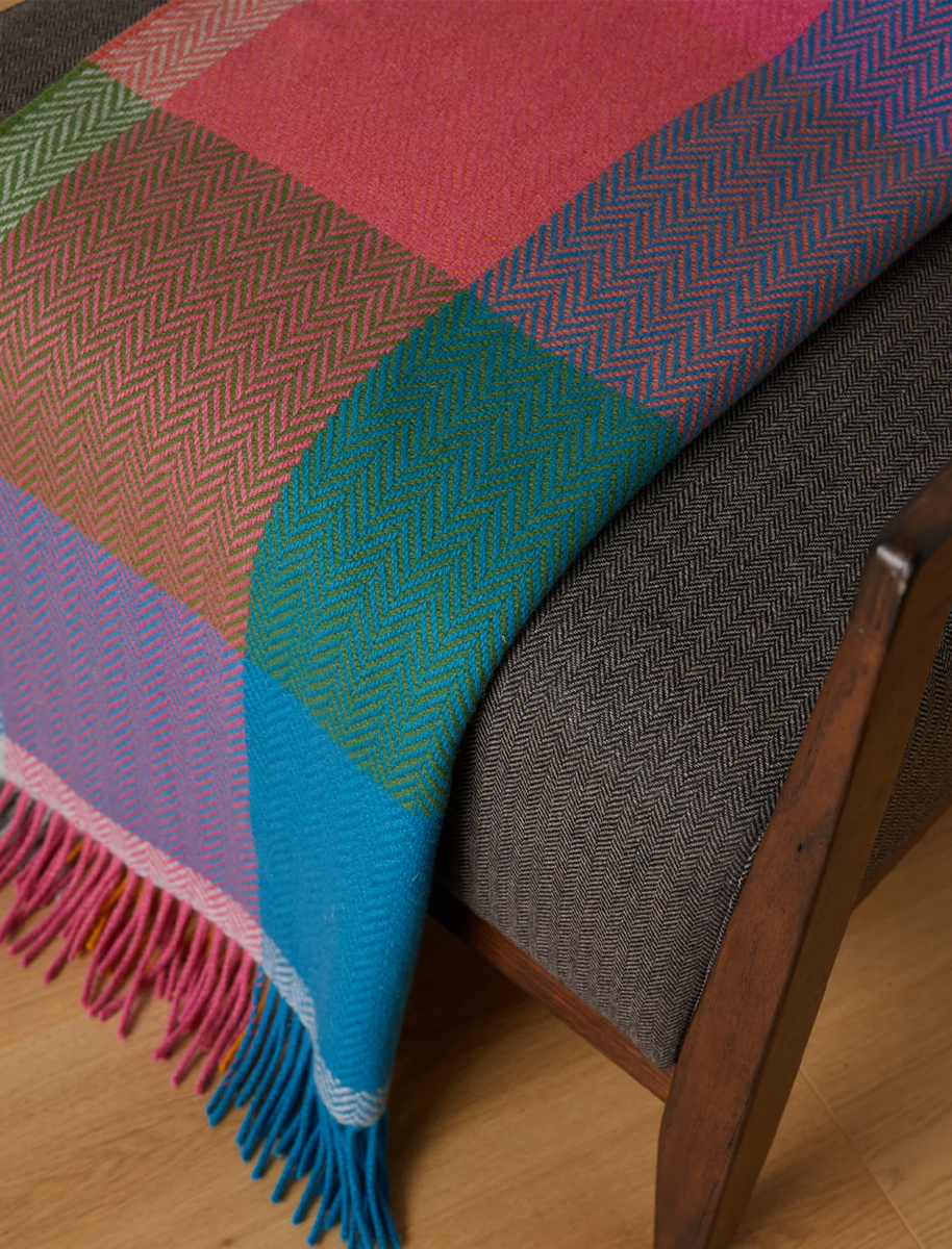 Lambswool Throw - Multi-Colour