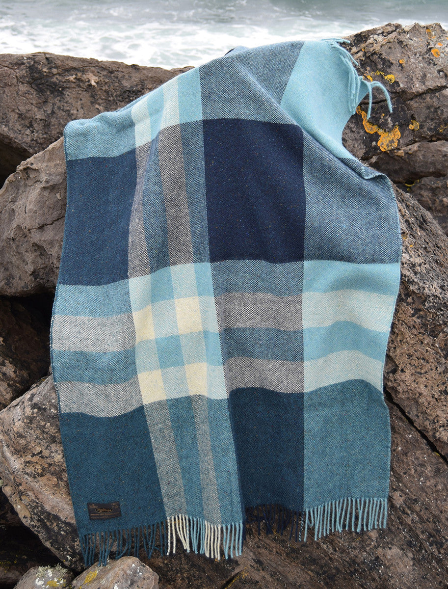 Into The Wild Handwoven Throw - Seascape