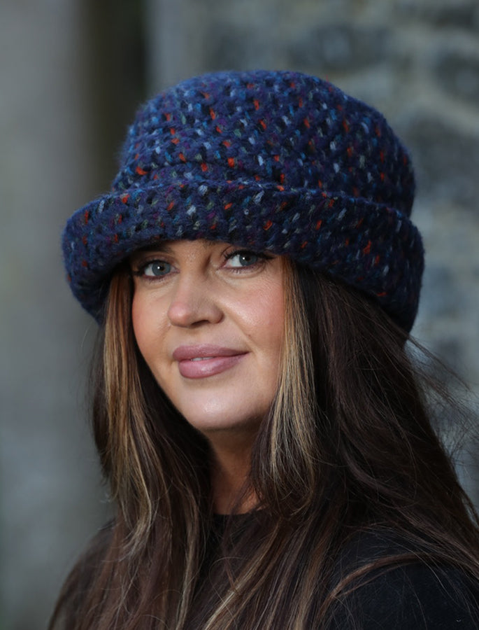 Wool Country Hat - Connemara Indigo