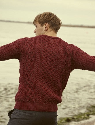Heavyweight Merino Wool Aran Sweater