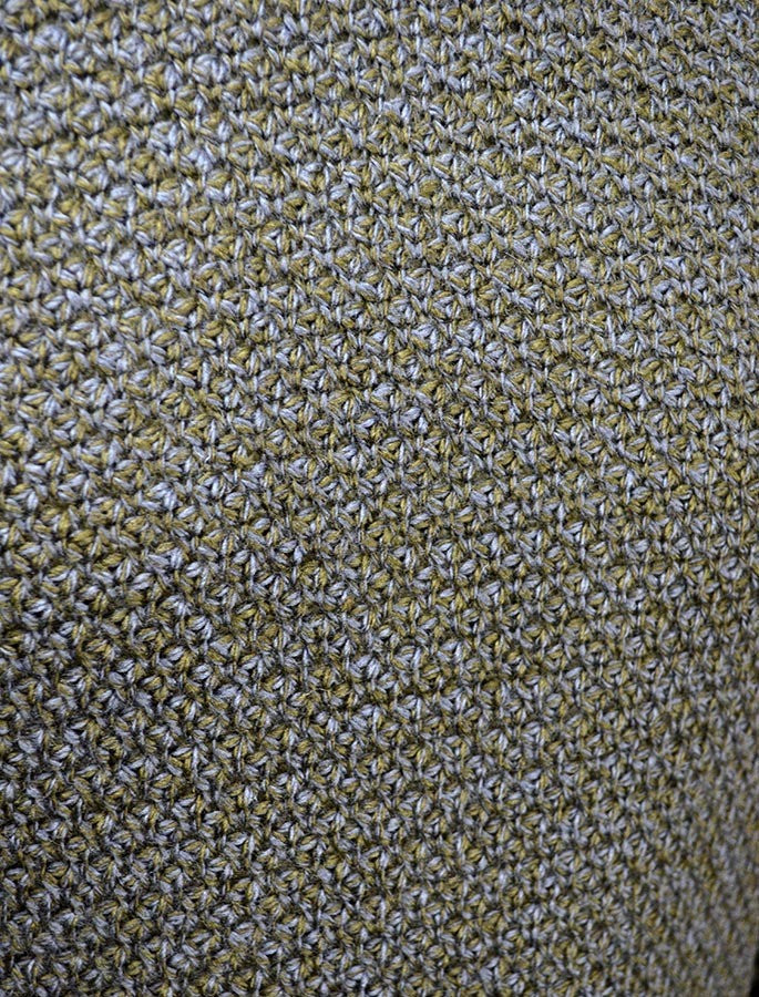 Merino Textured Crew Neck Sweater - detail