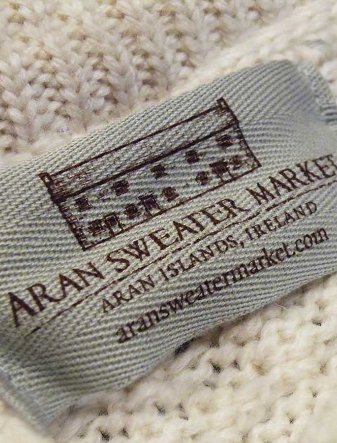 Aran Sweater Market Label