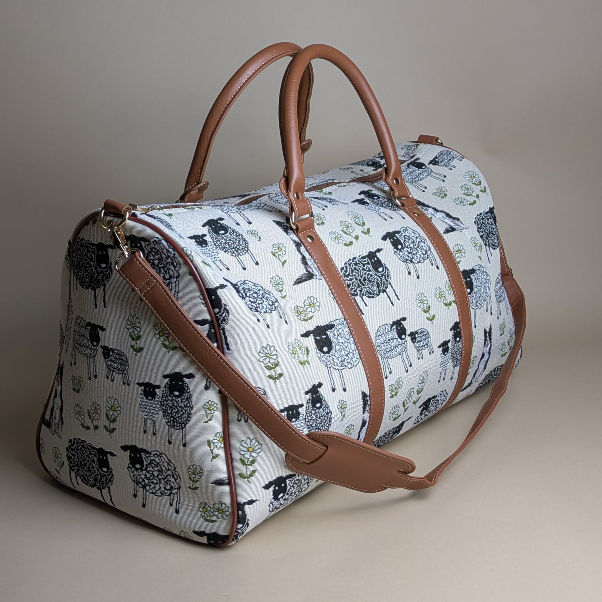 Irish Sheep & Collie Weekender Bag