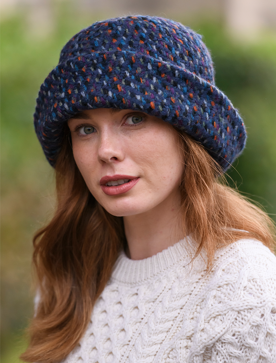 Wool Country Hat - Connemara Indigo