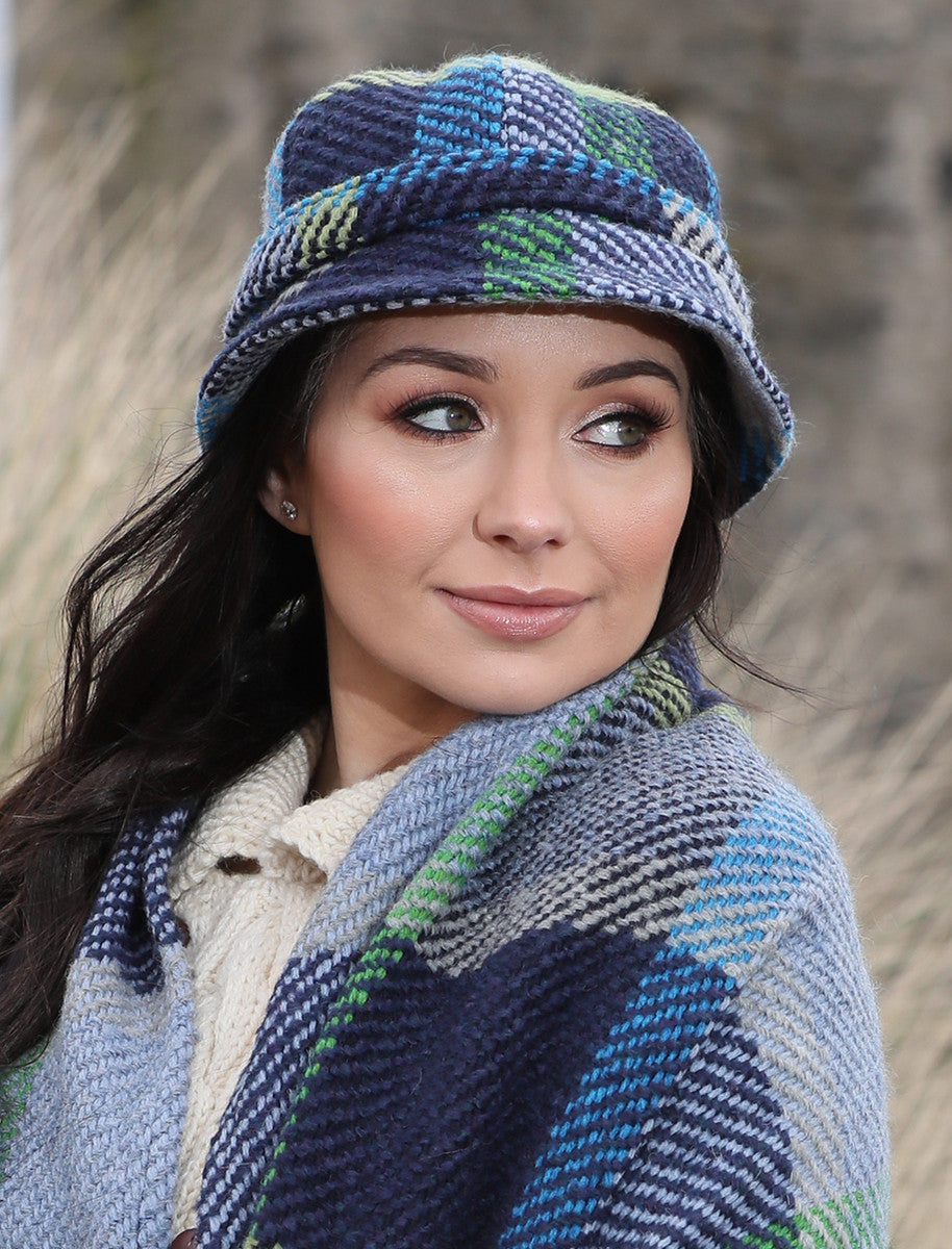 Wool County Hat - Galway Blue
