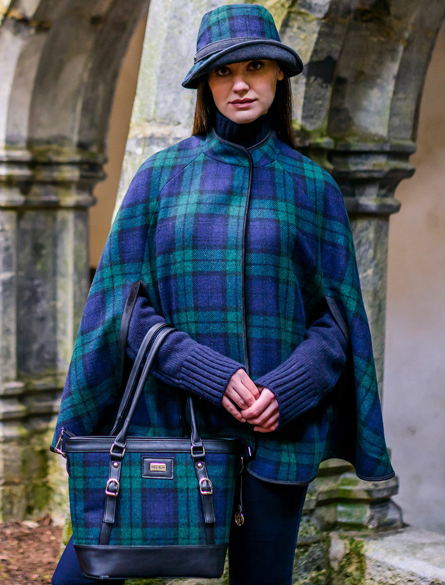 Ladies Tweed Clodagh Cap - Blackwatch