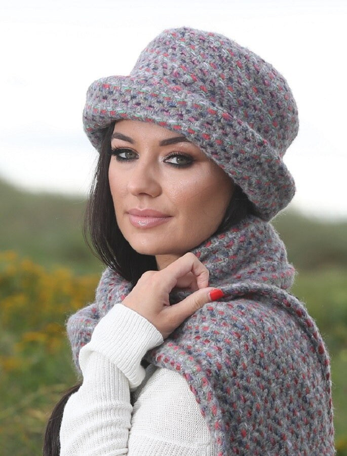 Wool Country Hat - Connemara Light Grey