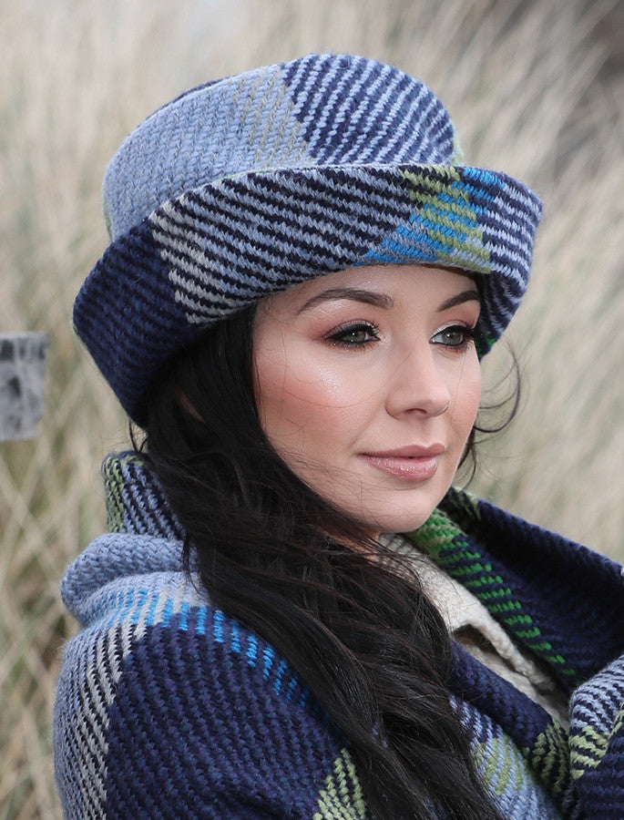 Wool Country Hat - Galway Blue