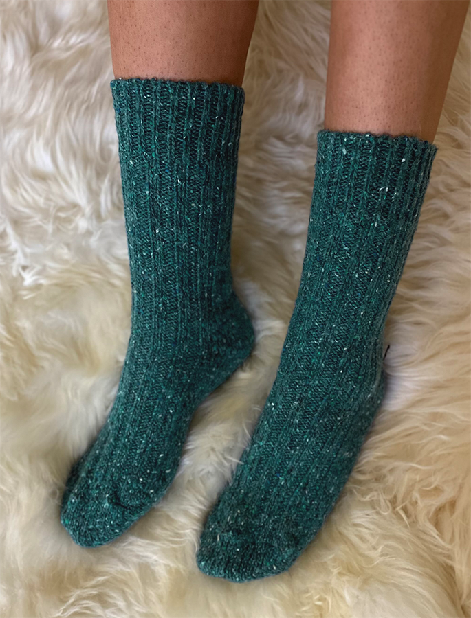 Wool Socks - Dark Teal