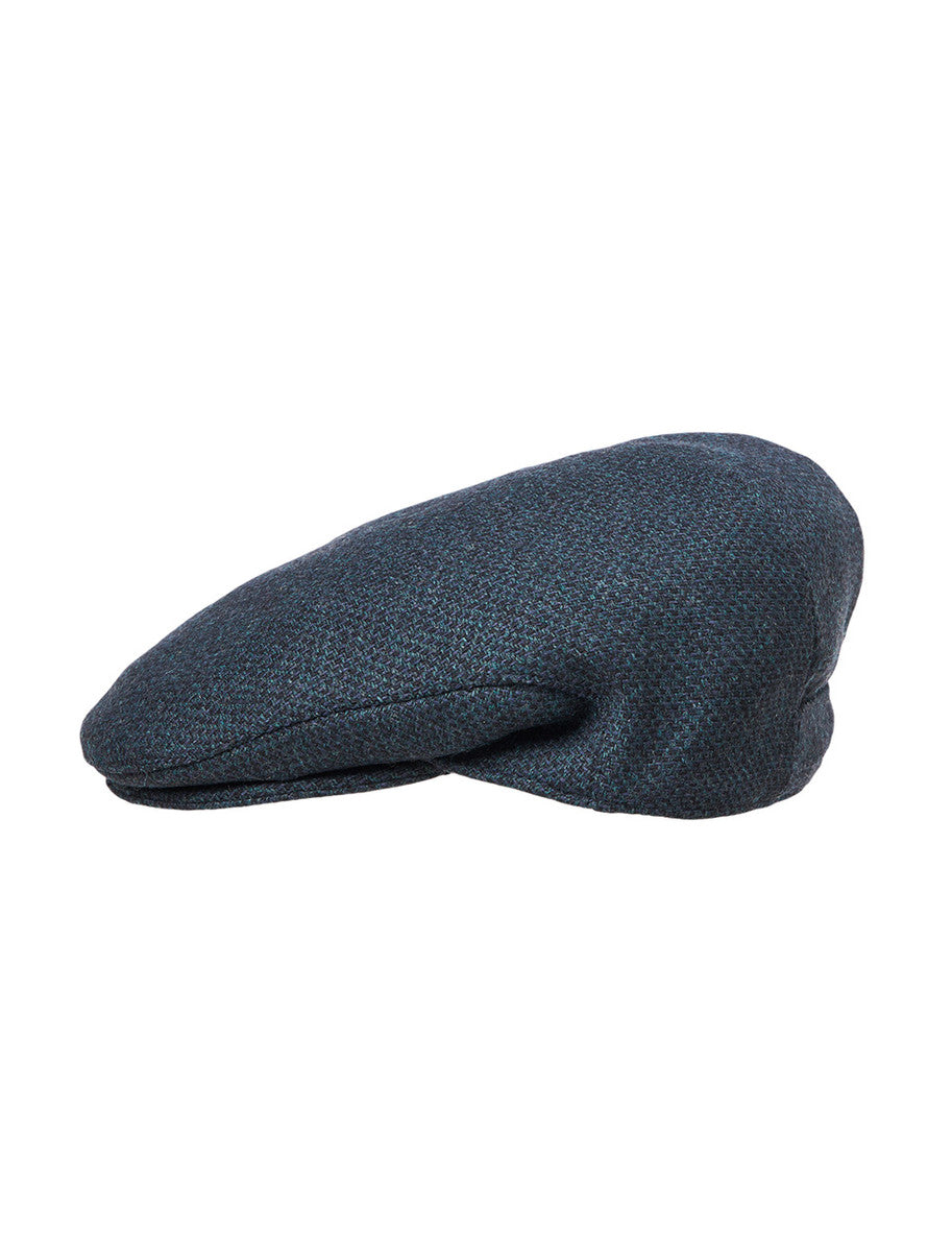 Donegal Tweed Flat Cap - Blackwatch Twill