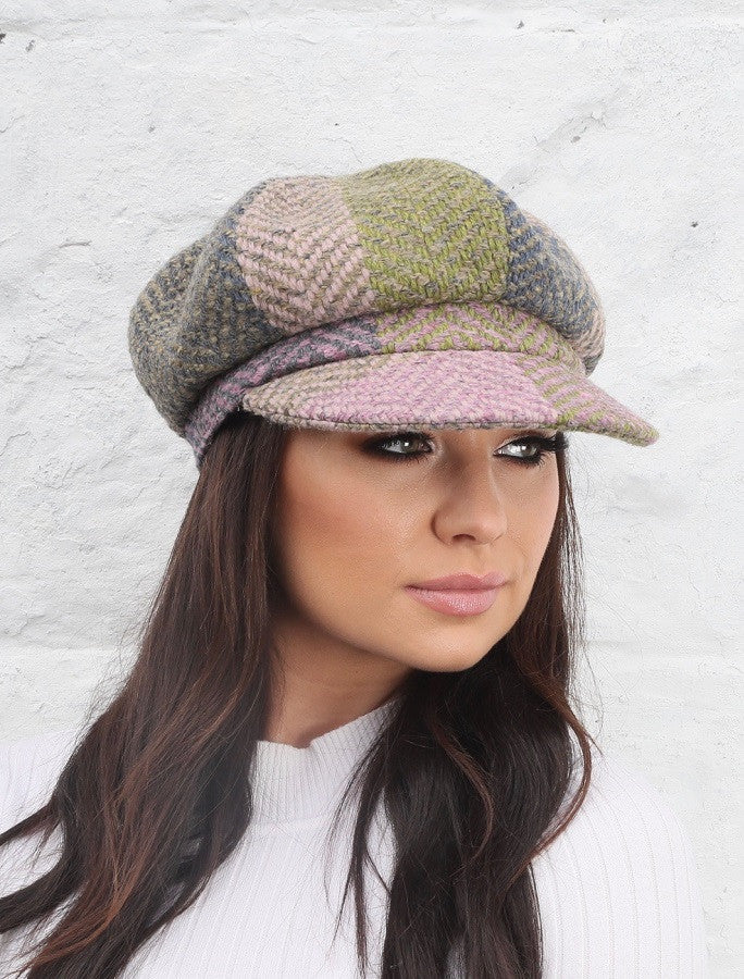 Ladies Wool Peaky Blinders Hat -Donegal Loden