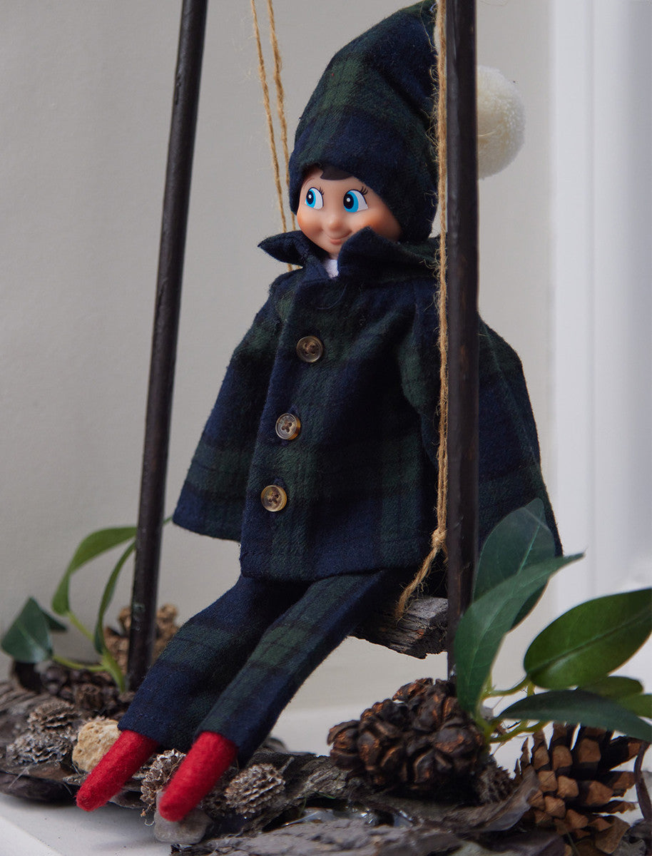 Christmas Elf Pyjama Set - Green Blackwatch