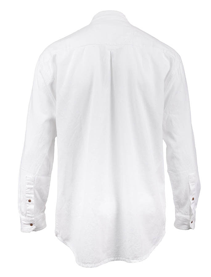 Grandfather Shirt - White