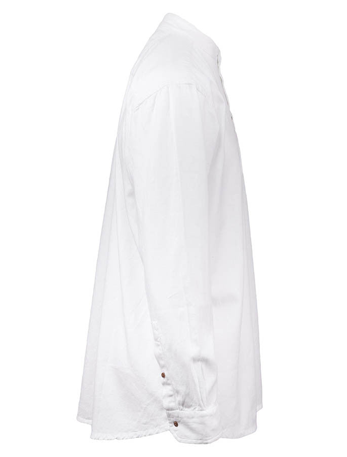 Grandfather Shirt - White