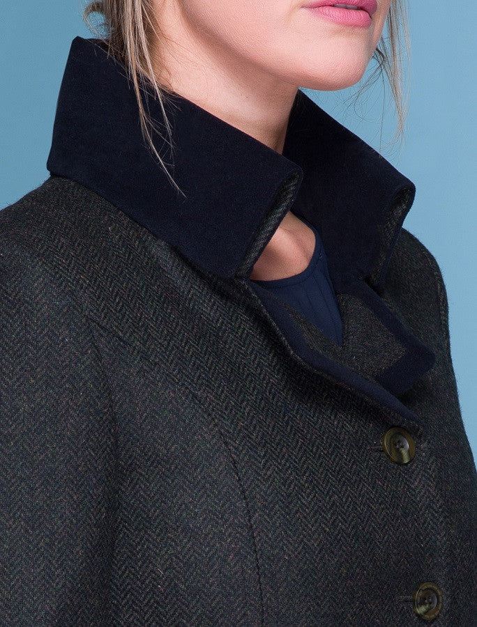 Emer Tweed Blazer - Winning Green