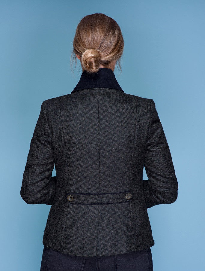 Emer Tweed Blazer - Winning Green