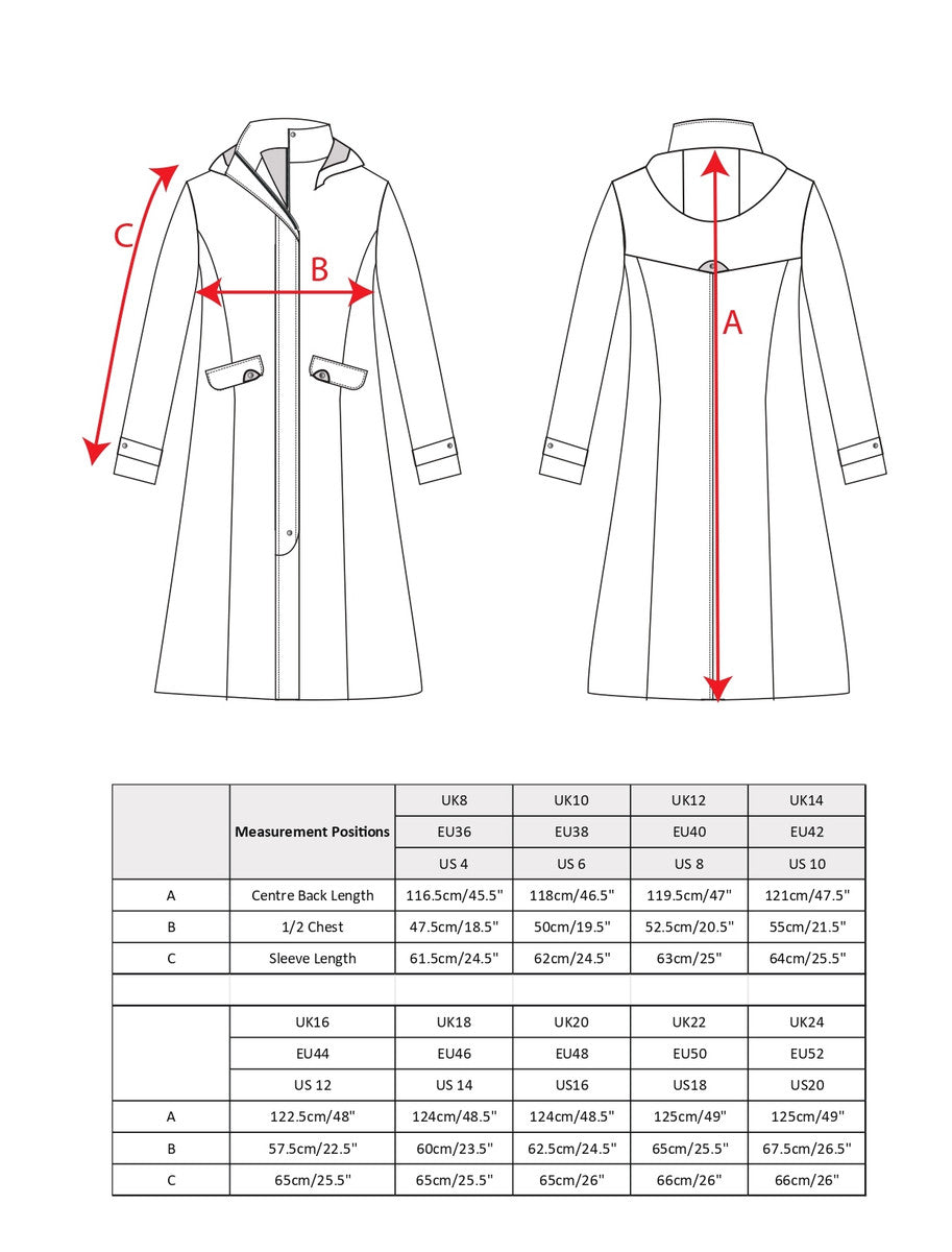 Erin Ladies Waterproof Long Riding Coat