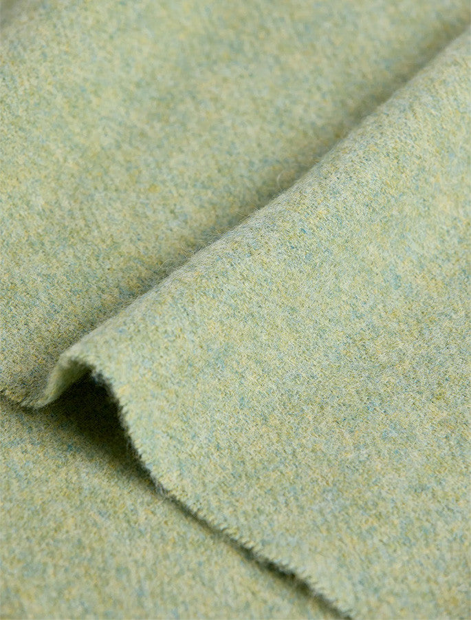 Lambswool Scarf - Green Melange