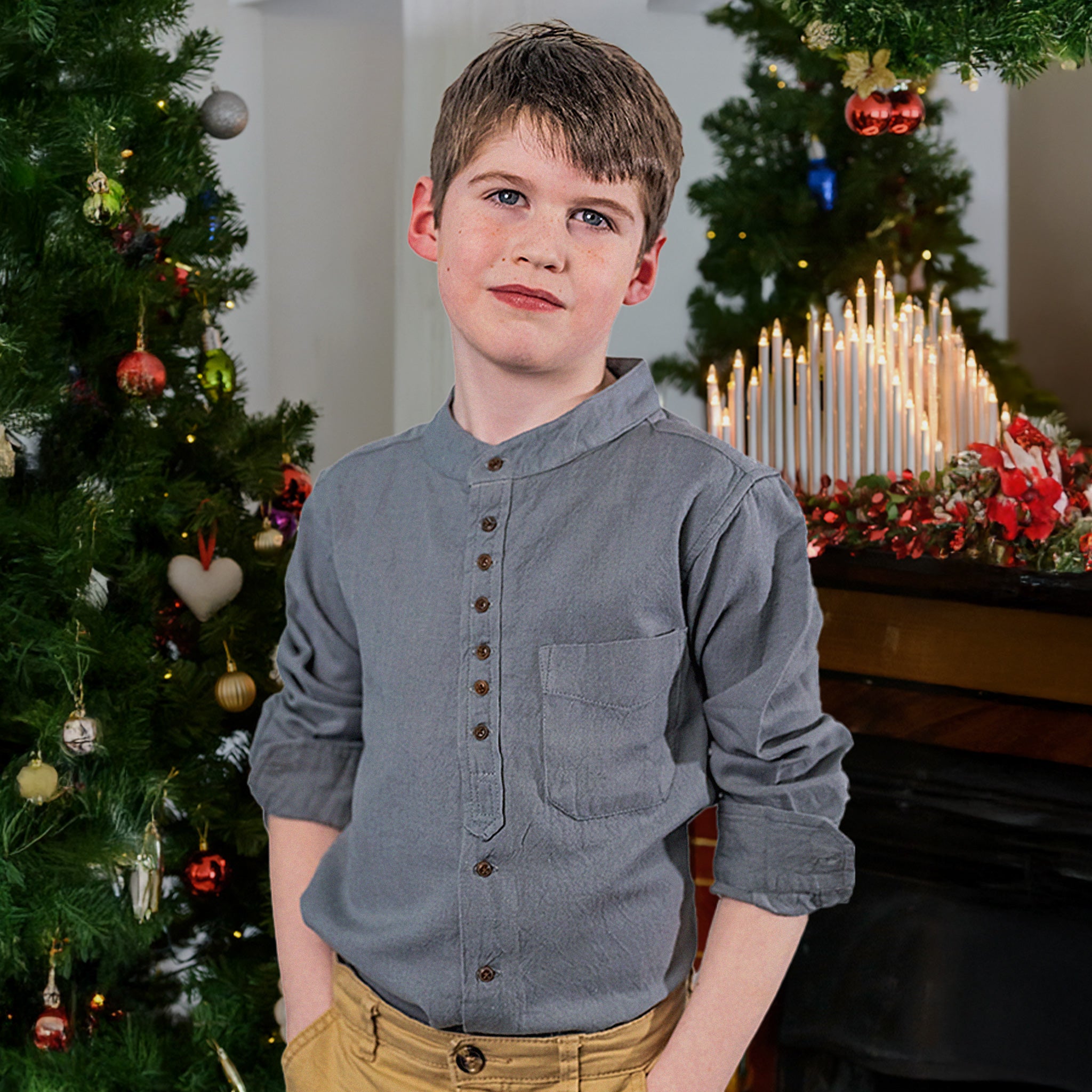 Kids Unisex Grandfather Shirt - Cloud