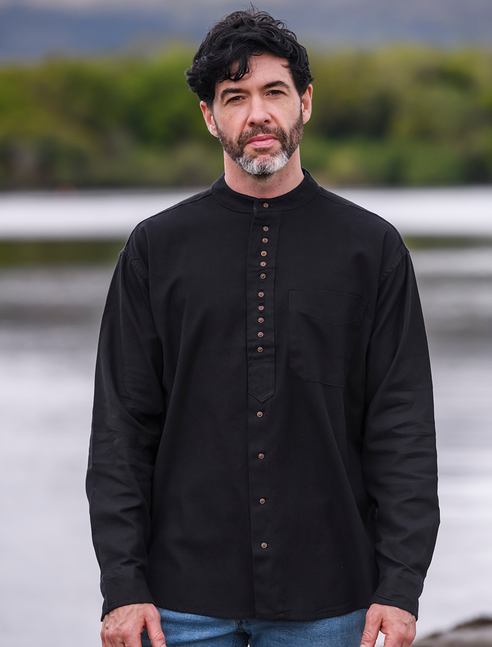 Grandfather Shirt - Motor Black