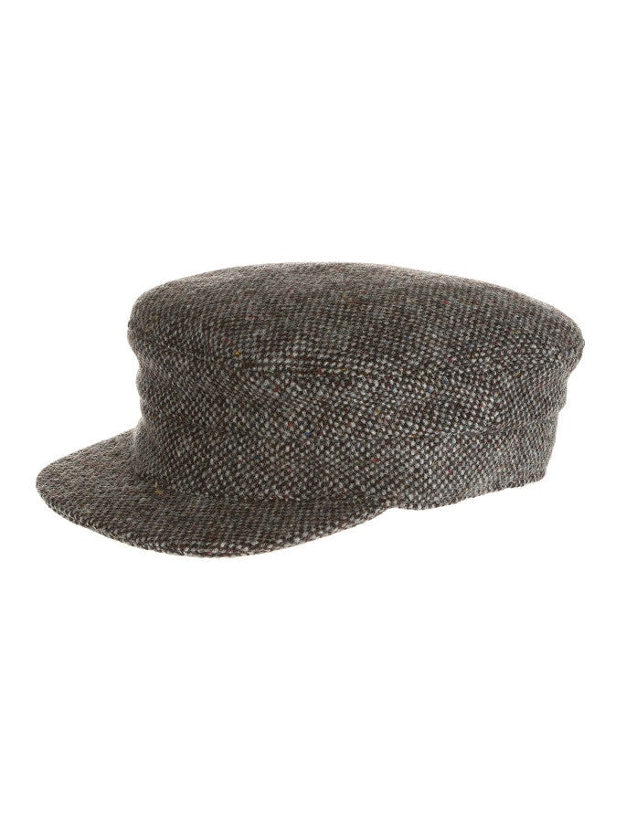 Tweed Skipper Cap- Granite Grey Salt & Pepper