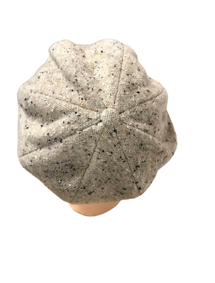 Handmade Ladies Yoko Tweed Hat - Oatmeal