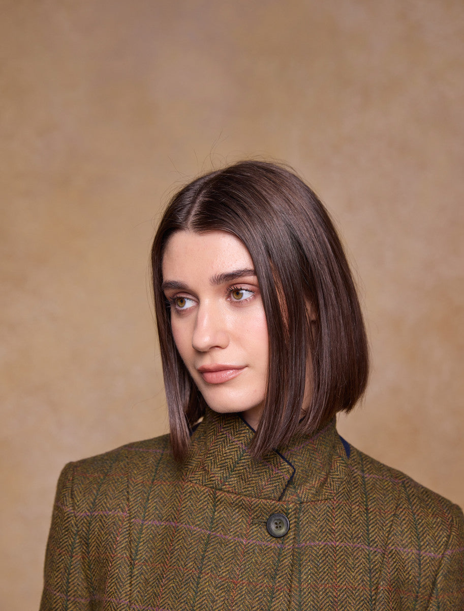 Isabella Tweed Coat - Woodland