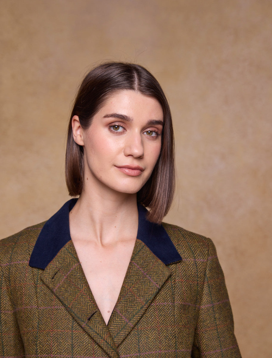 Isabella Tweed Coat - Woodland