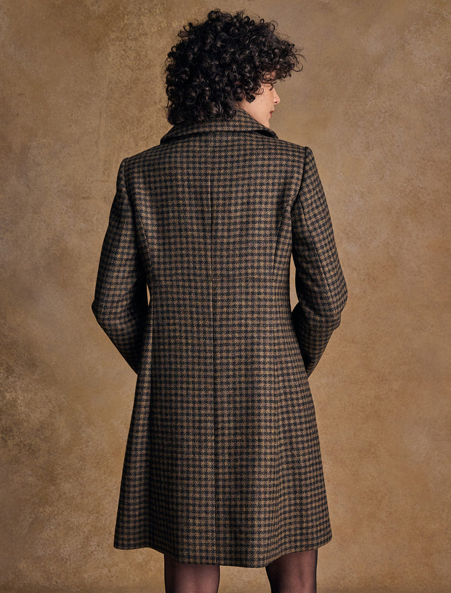 Aimee Tweed Coat - Earth Check