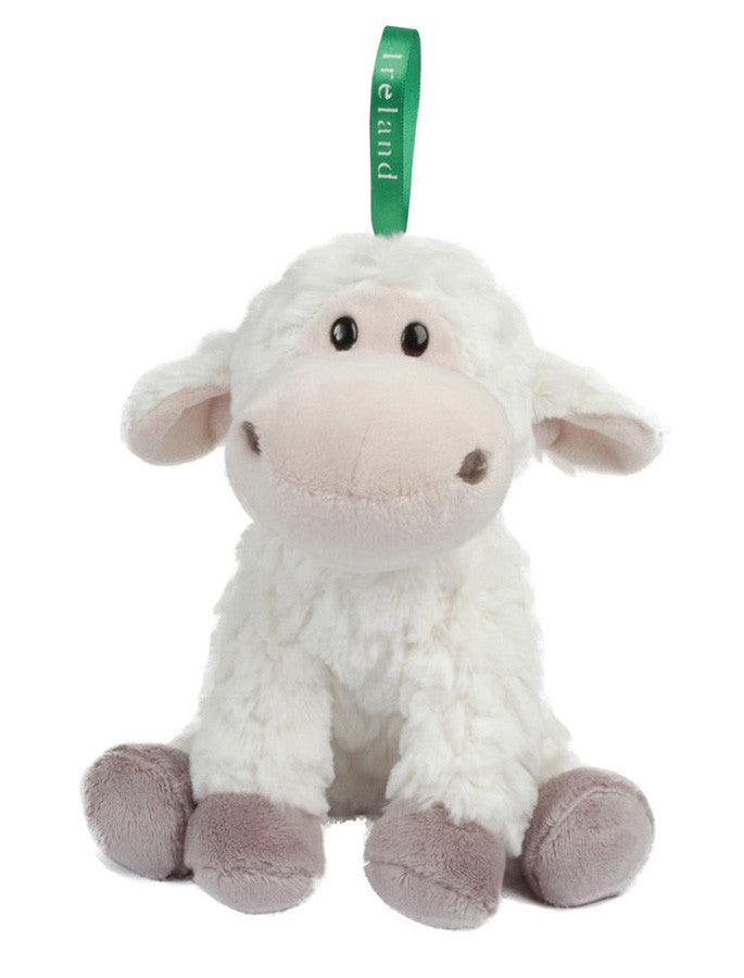 Kids Irish Sitting Sheep Soft Teddy - White