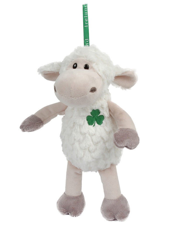 Kids Irish Standing Sheep Soft Teddy - White