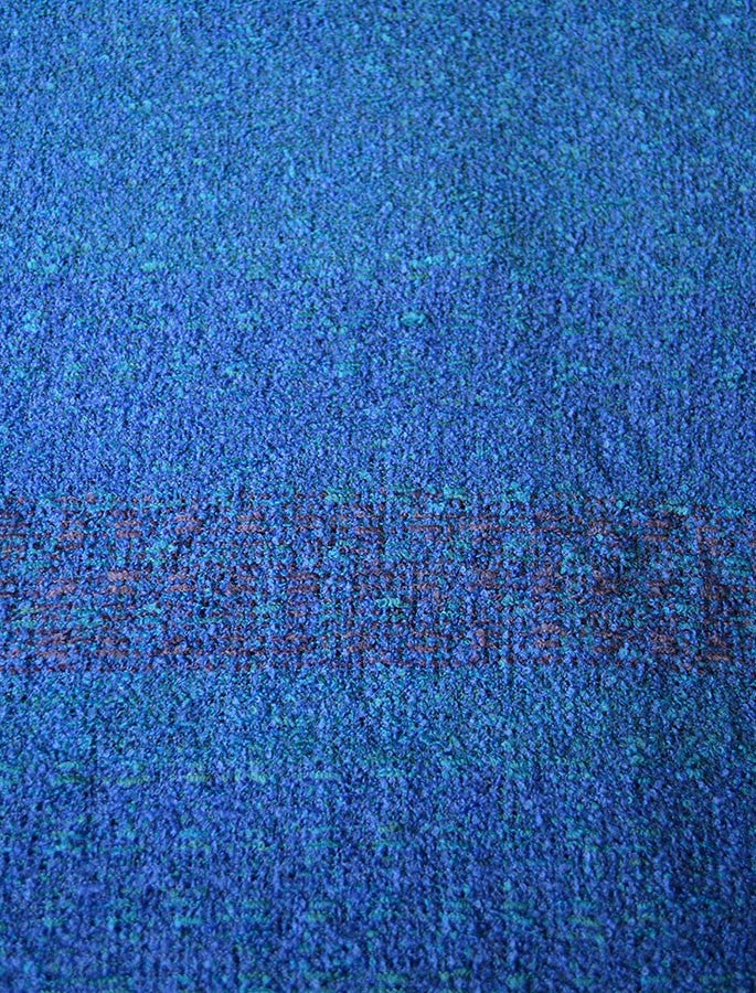 Fine Lambswool Celtic Stole - Sea Violet