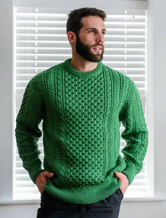 Ladies Merino Aran Sweater