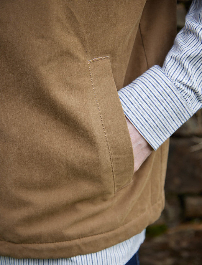 Ladies West Cork Windproof Vest - Brown