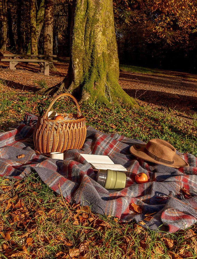 Irish Wool Picnic Throw -